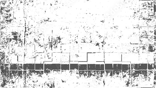 Abstract Dotted Halftone Background with Subtle Grunge Texture, Urban Distressed Overlay Vector for Design Use.