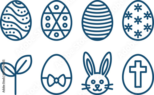 Easter celebrations decorations symbols eggs bunny christianity