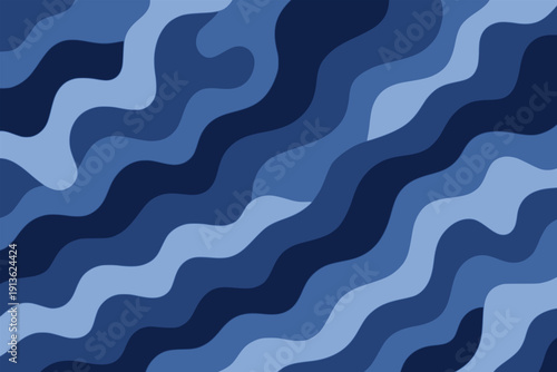 blue and black military abstract shape camouflage background flat color vector illustration template design