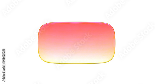 Abstract Rounded Square with Orange-Yellow Gradient