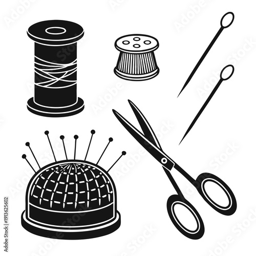 Sewing tools and accessories for crafting