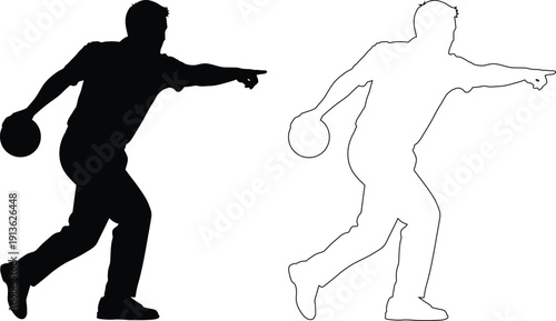 A comparison of a baseball pitcher's throwing motion in two different styles.