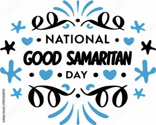 National Good Samaritan Day Design, Charity and Community Support Illustration