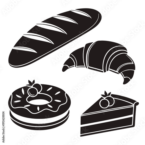 A variety of baked goods and desserts on display