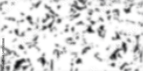 Illustration Black and white striped halftone gradient. Fading line gradation background. Illustration