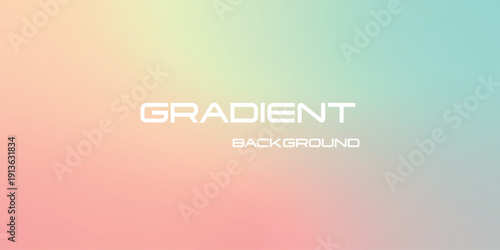 Soft pastel gradient background with smooth multicolor transition