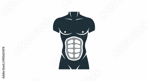 Black and white illustration of mouthguard.