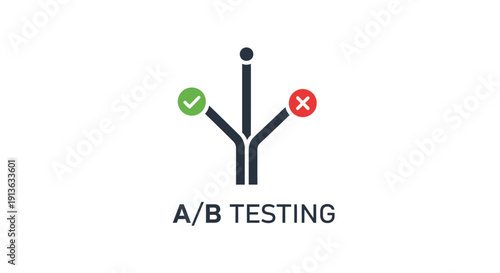 AB Testing Concept with Checkmarks.