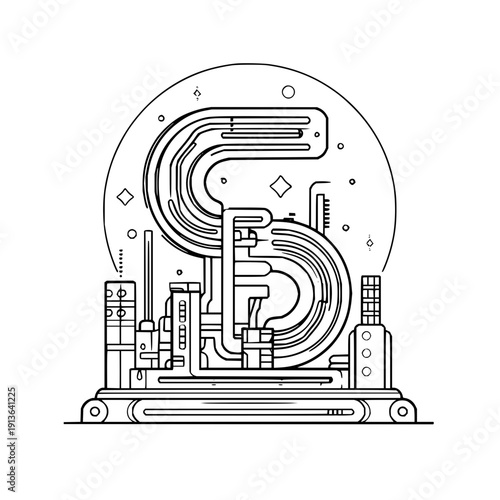 Profound Abstract Black Void: A Digital Art Exploration of Emptiness and Infinite Space