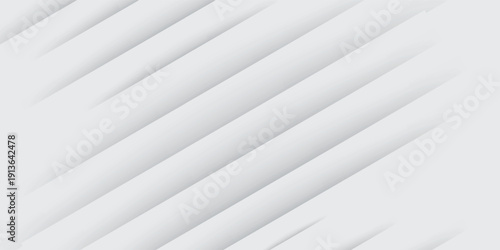 Grey abstract background with radiant parallel lines, clean geometric line art style, futuristic innovation concept, ideal for website banner, company profile, brochure cover, vector design.