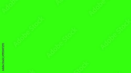 8 Bit Style Hand Pointer Cursor Animation on Bright Green Screen Background 4K