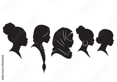 Minimalist depiction of a majestic stag with large antlers against a bright background silhouette high quality