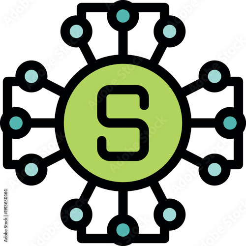 Sandbox cryptocurrency logo representing decentralized finance and global connectivity