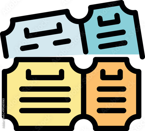 Raffle tickets are displayed, symbolizing lottery, raffle drawings, winning, prizes, and the thrill of chance