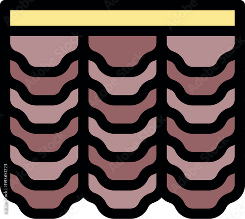 Enhancing privacy and controlling light, these elegant scalloped curtains bring a touch of sophistication to any living space