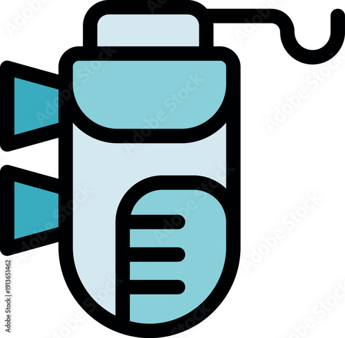 Electric fish scaler removing scales quickly and efficiently, making cooking preparation easier