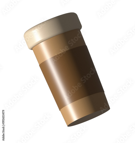 coffee cup 3d vector illustration 