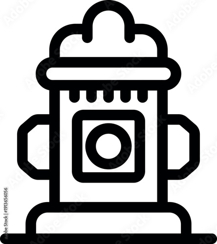 Fire hydrant standing ready to provide water for firefighting operations, ensuring safety and protection against fire hazards