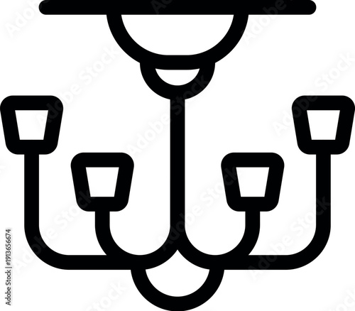 Classic chandelier design illuminating space, adding a touch of elegance and sophistication