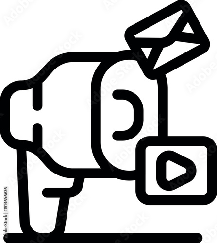 Promoting business through online channels using video content and email marketing, reaching target audience