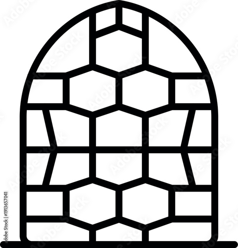 Ice bricks forming an igloo, showcasing traditional arctic building methods for shelter in freezing environments
