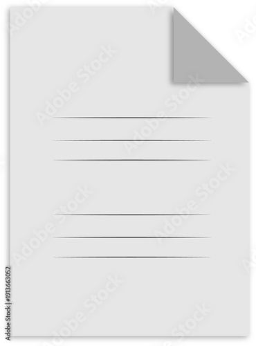 Document icon illustration