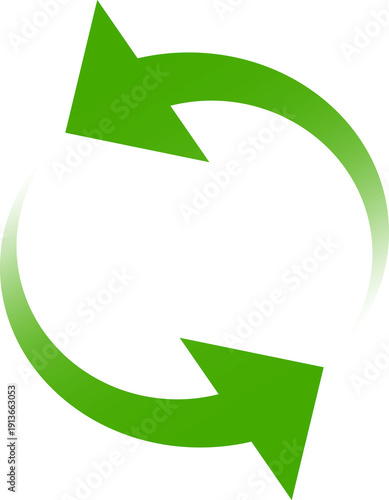 Green recycle symbol | Reuse | Redo | Generate