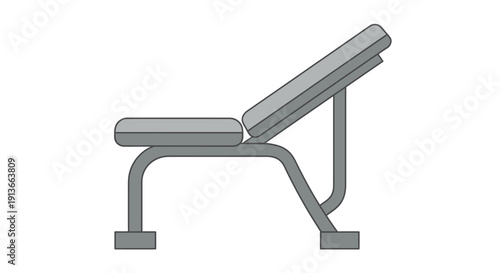 Adjustable Weight Bench for Fitness and Exercise.