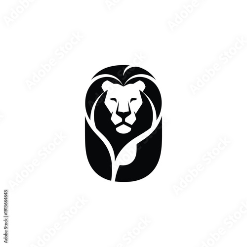 Illustration of a lion's head with 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 elements, showcasing wildlife, nature, and majestic animals in a simple design