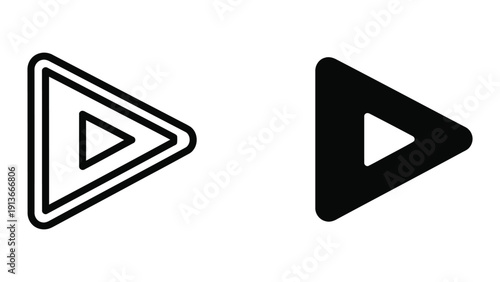 Free Download Play button icons set - GFXLoad
