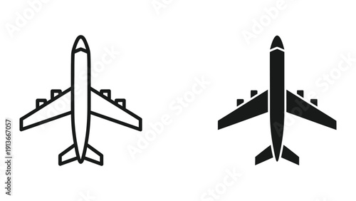 Airplanes silhouettes