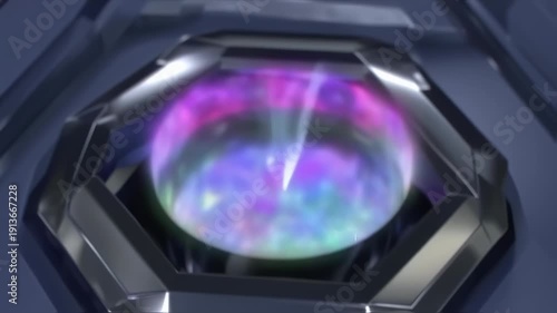 Wallpaper Mural Abstract Technology Core - A Futuristic Energy Source Visualization. Torontodigital.ca