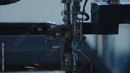 Wallpaper Mural Laser Cutting Machine in Action - Precision and Sparks. Torontodigital.ca