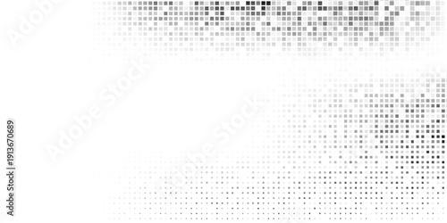 Art rectangle gradient texture. Vanishing polka dot background modern simple