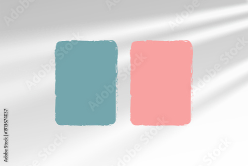 Soft Textured Blocks with Natural Light Effect