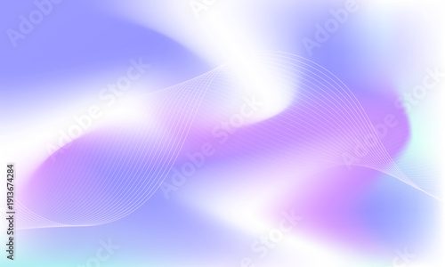 Abstract digital wave flowing through a vibrant purple and blue environment, .eps illustration viewed from a dynamic perspective.