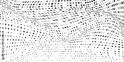 Design halftone gradient texture. Vanishing polka dot background abstract modern art