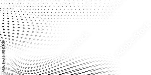 Art halftone gradient texture. Vanishing polka dot background modern