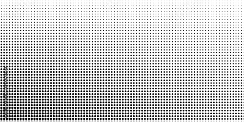 Dotted halftone gradient texture. Vanishing polka dot background abstract simple