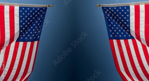 American flag day 4th of july and labor day celebrations with patriotic flags