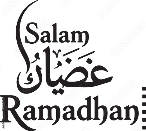 A vector file with a simple text description