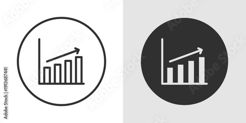 Business Strategy Icon representing strategic planning, corporate goals, decision making, business development, and organizational growth.