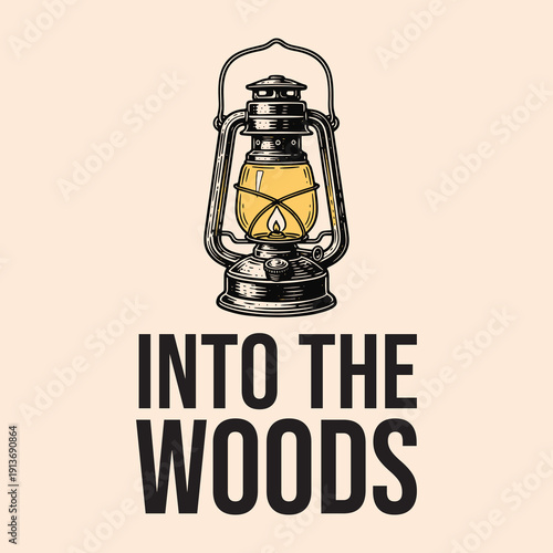 Into The Woods Lantern