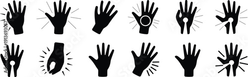 Cardiovascular Health Icon Set Featuring Human Heart Anatomy Pulse Rate Monitoring Brain Activity Sensors Medical Infusion Pumps and Clinical Vital Signs Tracking for Healthcare Design