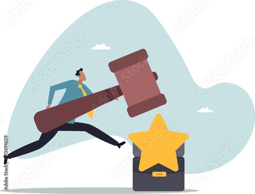 Downgrade credit rating, decrease reputation, trust or score drop, negative feedback,human life and situation.