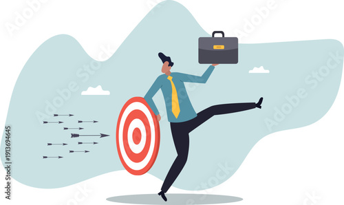 Chasing for target achievement, guidance or control to reach goal, competition or challenge to success,human life and situation.