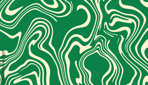 Green and white abstract marbled texture pattern creating a visually appealing and elegant background for various design applications