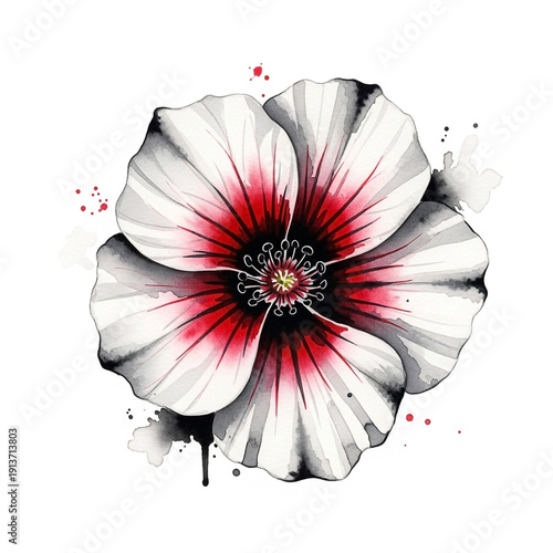 abstract floral background with flowers