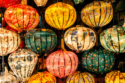 Wallpaper Mural traditional colorful vietnamese lanterns on display at in hoi an vietnam Torontodigital.ca