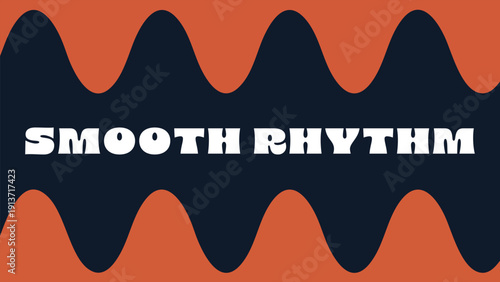 Smooth Rhythm Wave Pattern Illustration